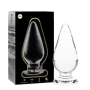 NEBULA SERIES BY IBIZA - MODELO 4 PLUG CRISTAL TRANSPARENTE 11 CM -O- 5 CM