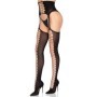 Medias Liguero Encaje Leg Avenue 1968 | Universo SexShop